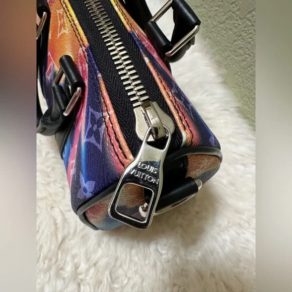 Louis Vuitton Keepall XS Sunset Monogram Canvas Bandouliere Bag Virgil Limited - Picture 12 of 15